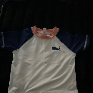 Wippette Kids Rashguard - Navy, White, and Pink